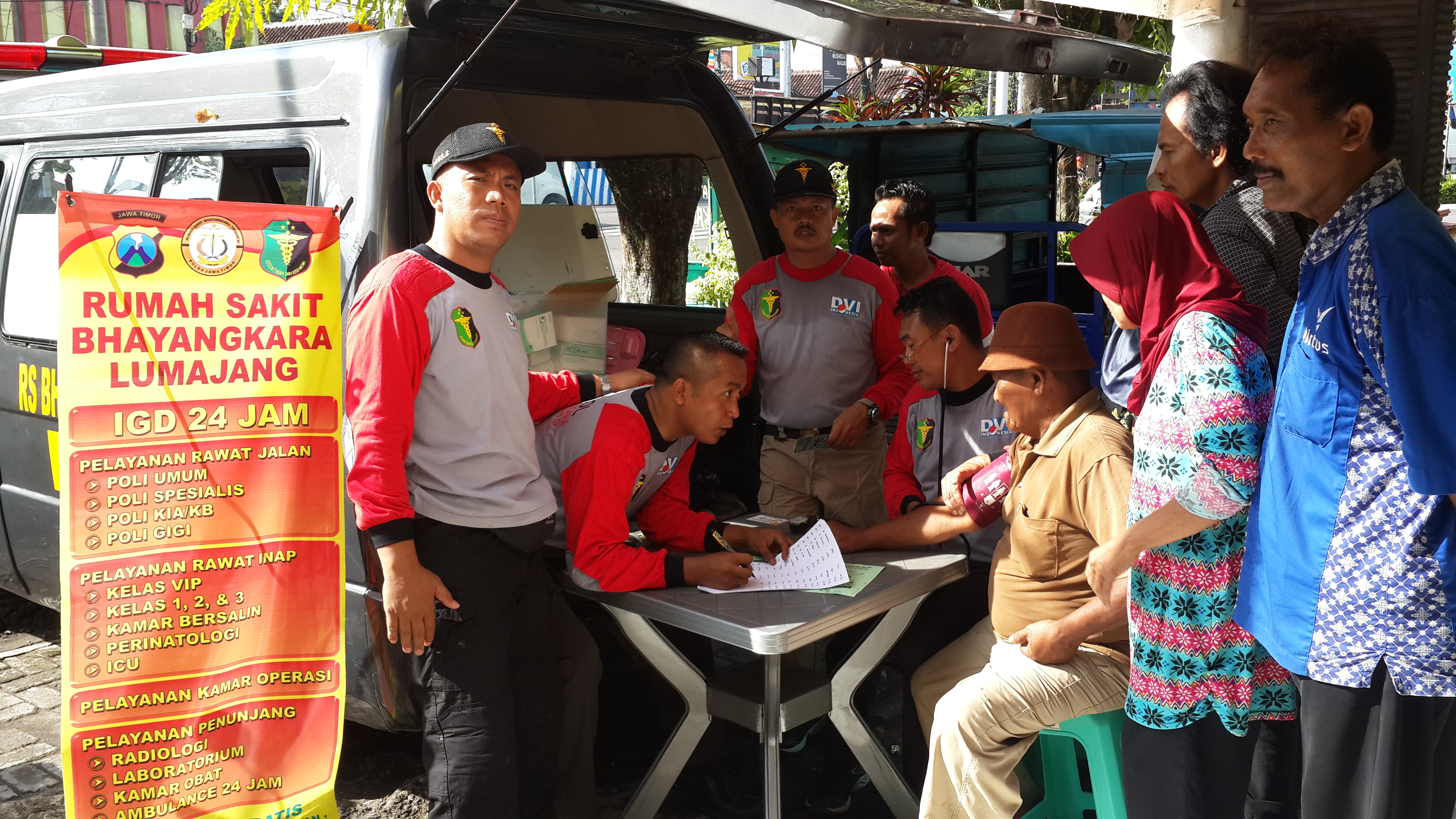Satgas Nusantara di Pasar Sukodono