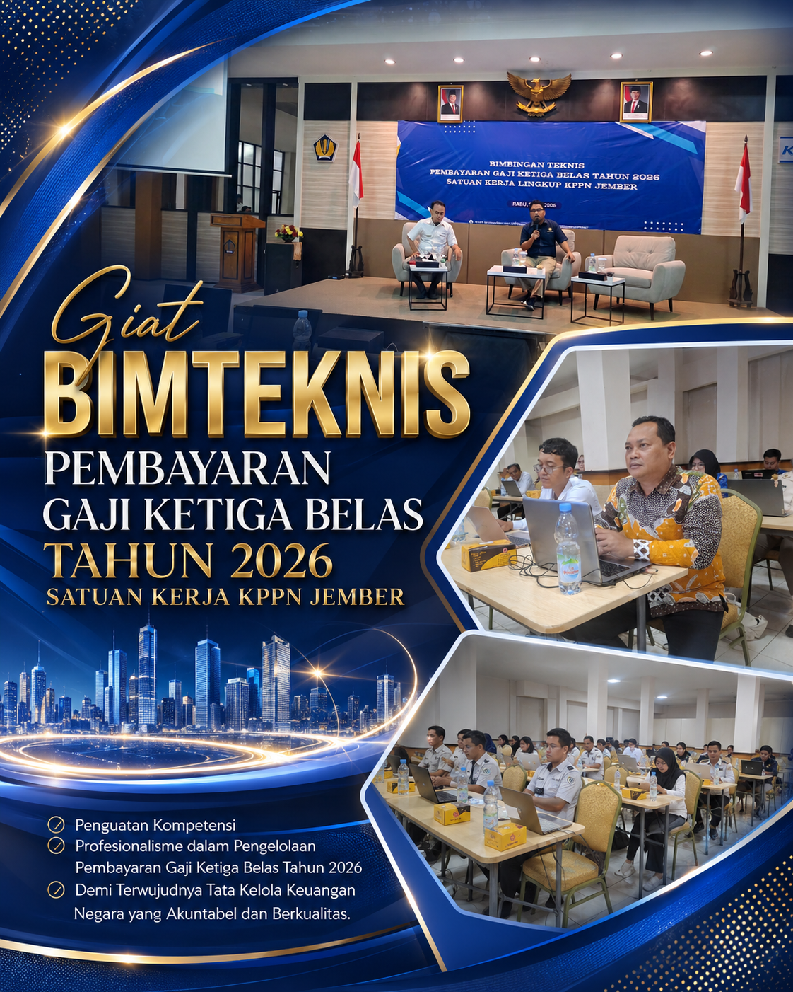 Giat Bimteknis Pembayaran Gaji Ketiga Belas tahun 2026 Satuan Kerja KPPN Jember