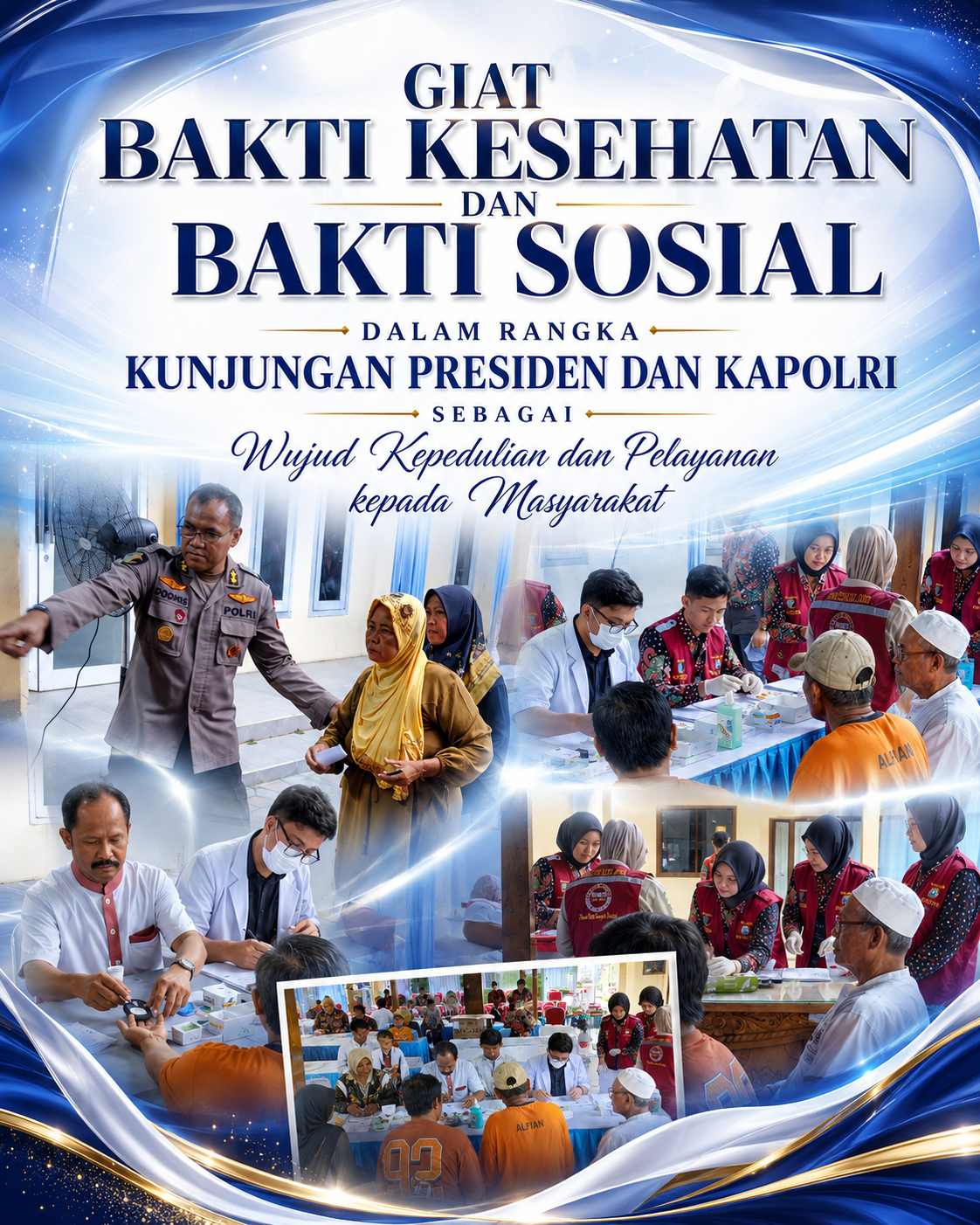 Giat Bakti Kesehatan dan Bakti Sosial di Nganjuk