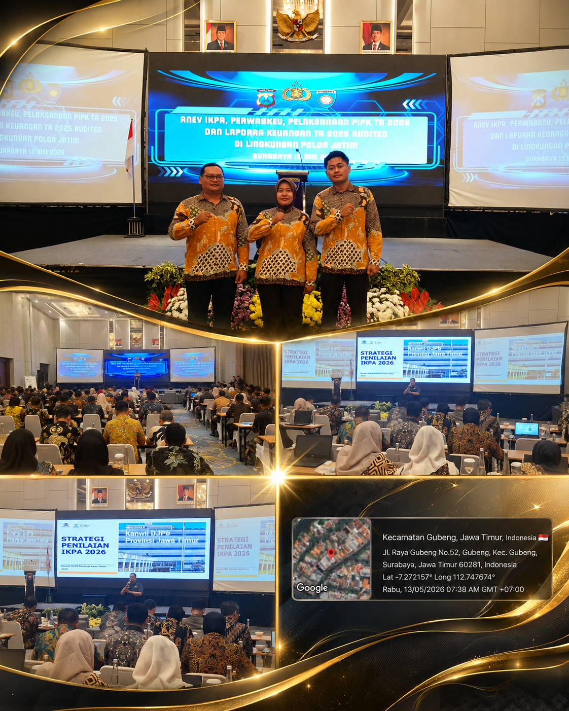 Anev IKPA, Perwabkeu, Pelaksanaan PIPK TA 2026 dan Laporan Keuangan TA 2025 Audited di Lingkungan Polda Jatim