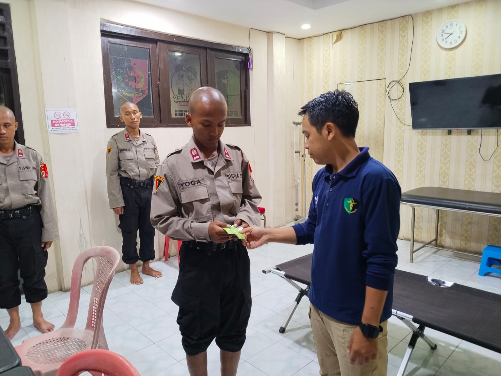 Tim Dokpol RS Bhayangkara Lumajang Laksanakan Kegiatan BKO Keslap Medis Siswa Diktukba Polri Tahun 2026 di SPN Polda Jatim