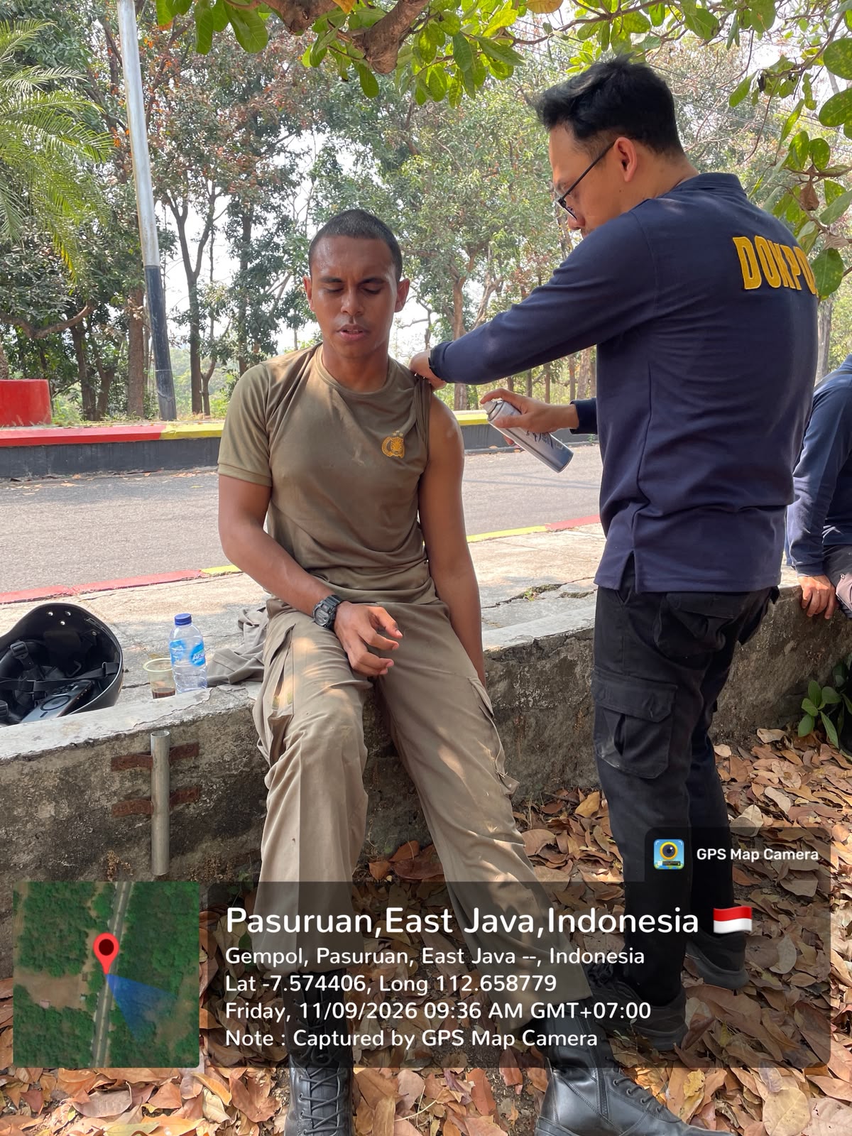 Kawal Latihan Halang Rintang hingga Bela Diri, Tim Keslap RS Bhayangkara Lumajang Kembali Siaga Medis Bagi Pasis Akpol di Pusdik Brimob